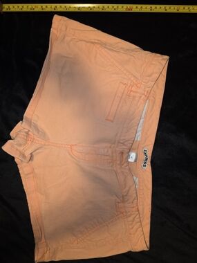 Express Peach-Orange Cotton Shorts